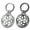 Black & Silver, variant on YUNOVA 2 Pack Metal AirTag Holder Keychain with Rhinestones, Shockproof Airtag Case for Apple AirTag, Diamond Airtag Accessories for Wallet/Purse/Dog Collar/Keys/Luggage Tracking (AirTag Not Included)
