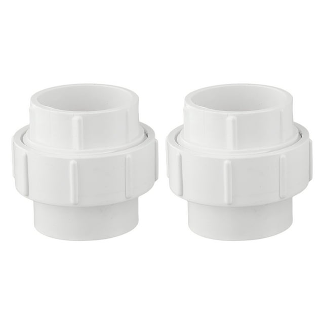 2Pack Pvc Slip Joints 1"/2" Pvc Joint Fittings for Pool Plumbing Projects 2Inch(63mm)