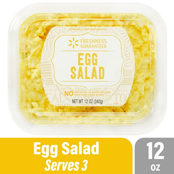 Freshness Guaranteed Premium Egg Salad, Ready to Serve, 12 oz Small Tub (Refrigerated)