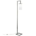 thumbnail image 6 of Henn&Hart 11" Polished Nickel Metal/Glass Floor Lamp, 6 of 9