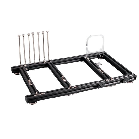 DIY Assembly PC Case Nude Heat Dissipation Computer Case Nude Building Blocks Frame For ATX Mainboard 305x244mm/12x9.6in
