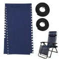 thumbnail image 1 of Chair Replacement Fabric and Bungee Rope Sleeve,Repair Set for Outdoor,Terrace and Beach Chairs with Anti-Slip Design,Chair Repair Kit,Replacement Parts,Navy,1 Set, 1 of 10