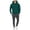 Green, variant on Admvng 2 Piece Sets for Men Winter Casual Drawstring Pullover Hooded Sports Solid Pocket Sweatshirt Set, Size S-3XL