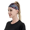 thumbnail image 3 of Daiia Flowers ad Butterflies printed Men's Performance Headband,Sports Headbands,Moisture Wicking Workout Headband, 3 of 9