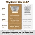 thumbnail image 3 of Cuchilla de peluquería canina de 10 W compatible con las tijeras Andis/Oster/Wahl, 3 of 8