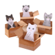 thumbnail image 5 of 0817 Estilo coreano Cartón lindo Gato de cartón pequeño bloc de notas nota adhesiva | N veces | nota adhesiva, 5 of 5