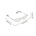 thumbnail image 3 of Gafas De Presbicia Unisex Hombres Mujeres Portátiles Anti Luz Azul Resina Gafas De Lectura+350, 3 of 7