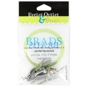 Eyelet Outlet Shape Brads 12/Pkg-Garden Tools