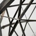 thumbnail image 3 of Maklaine Contemporary 18x18 Black Metal Triangular Orb Pendant Light, 3 of 8