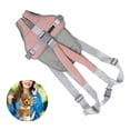 thumbnail image 4 of Pet Front Carrier, Multi-directional Breathable Pet Holder Bag Non- And More Comfortable  For Travel For Home Blue,,Cartoon Gray, 4 of 8
