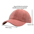 thumbnail image 5 of Miqool Plain Baseball Cap Adjustable Unstructured Classic Low Profile Dad Golf Hat for Men Women, Adult One Size Fits All, 5 of 5
