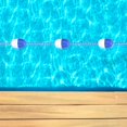 thumbnail image 1 of 5m Swimming Pool  Divider Rope Floating Rope Lane Line with 11 Balls, Durable Effective Visibility for Dividing Dangerous Areas or Swimming Lanes, 1 of 8