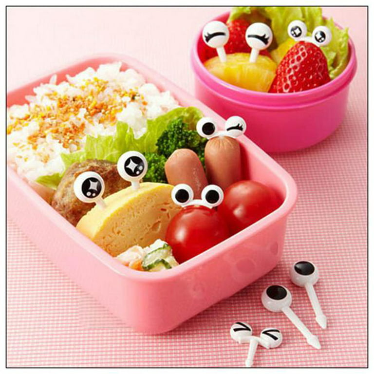 DTBPRQ Bento Box 36Pcs Lovely Food Fruit Forks Decor Mini Toothpick Lunch  Bento Lunch Box Back to School Supplies