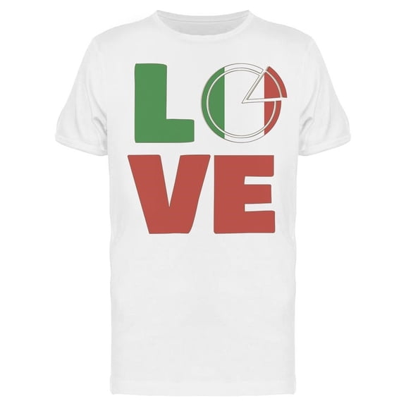 Italy Pizza Love Tee Men's -Image by Shutterstock