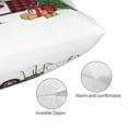 thumbnail image 3 of Yiaed Vintage Buffalo Plaid Christmas Camper Print Brushed Microfiber Envelope Pillowcases, Standard,Envelope Closure Pillow Cases(No pillow core)-20"x30", 3 of 6