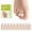 Beige, variant on Bukihome Hammertoe Corrector - 10 Pack Toe Straighteners - Broken Toe Wraps - Realign Bent, Curled, Crooked, Claw, Hammer Toes - Toe Corrector Splints for Men and Women (Small, Beige)