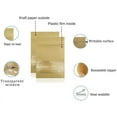 thumbnail image 3 of HYG Small Kraft Bags with Clear Window 100 Pcs Resealable Coin Envelopes Bags 3.5 x 5.5 inches Storage Pouches Sealing Packaging Paper Bag for Party Favor Food Sample Bag, 3 of 4