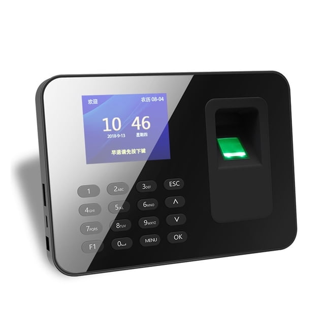 Employee Time Clock ZK301 Fingerprint Time Attendance Machine Dual Mode Time Clocks For Employees Small Business ,Easy to Use