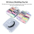 thumbnail image 2 of <p>50 Colours Modelling Clay Set 50 Colours Modelling Clay Set Soft Light Safe Easy To Mouldable  Clay Set For Children Over 3 Years Old</p>, 2 of 7