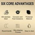 thumbnail image 5 of Stainless Steel Fine Mesh Strainer, Deep Frying Net with Handle, Large Ladle for Scooping Noodles Hot Pot French Fries, Kitchen Colander Basket, Style Two, 5 of 8