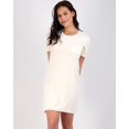 thumbnail image 2 of Real Essentials 3 Pack: Women's Nightshirt Short Sleeve Soft Nightgown Sleep Dress With Pocket (Available In Plus Size), 2 of 6