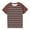 Wine, variant on Besolor Boys Girls Summer Tops Kids Striped Crewneck Short Sleeve Tee Shirts Fashion Tees 3-14 Years