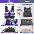 thumbnail image 3 of Adjustable Weighted Vest Weights Set lbs/lbs Body Weight Vests Fast Adjust Running Vest for Men Women Gym Home Workout Fitness Strength Training Removable, 3 of 8