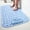 Blue, variant on Bathtub Mat Non Slip, Shower Foot Scrubber Mat, 27 x 15 inch Long Bath Mat for Tub Non Slip with Suction Cups Drain Holes, Shower Mat with Foot Scrubber, Machine Washable（Green）