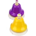 thumbnail image 4 of Childrens Handbell Toy, Metal and Plastic 8-Note Musical Instrument for Kids, Fun for Family Music Learning and Coordination Development,Multicolor, 4 of 9