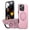 Pink, variant on Allytechgroup For Apple iPhone 12 Pro / 12 6.1" Case Cover with Kickstand, [Compatible with Magsafe] Anti-Scratch Ring Holder Bumper Drop Protection Phone Case for iPhone 12 Pro / 12, Green
