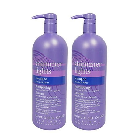 Clairol Shimmer Lights 31.5oz Shampoo (Blonde & Silver) (2