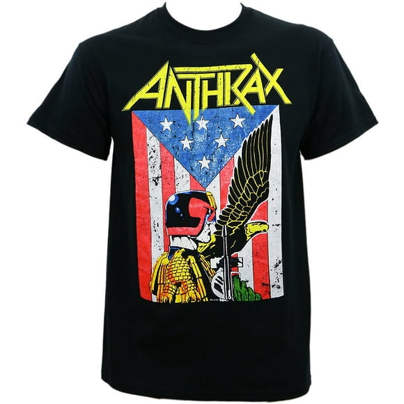 Anthrax T-shirt à Manches Courtes Homme Dredd Eagle
