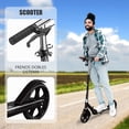 thumbnail image 3 of Scooter de pie City Folding  para todas las edades Con Freno Negro, 3 of 7