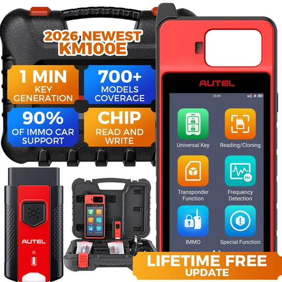 Autel KM100 Key Programmer - Lite Version of IM508S IM608 Pro II For Cars, OBD2 Scanner with C0d*ng & Lifetime Updates