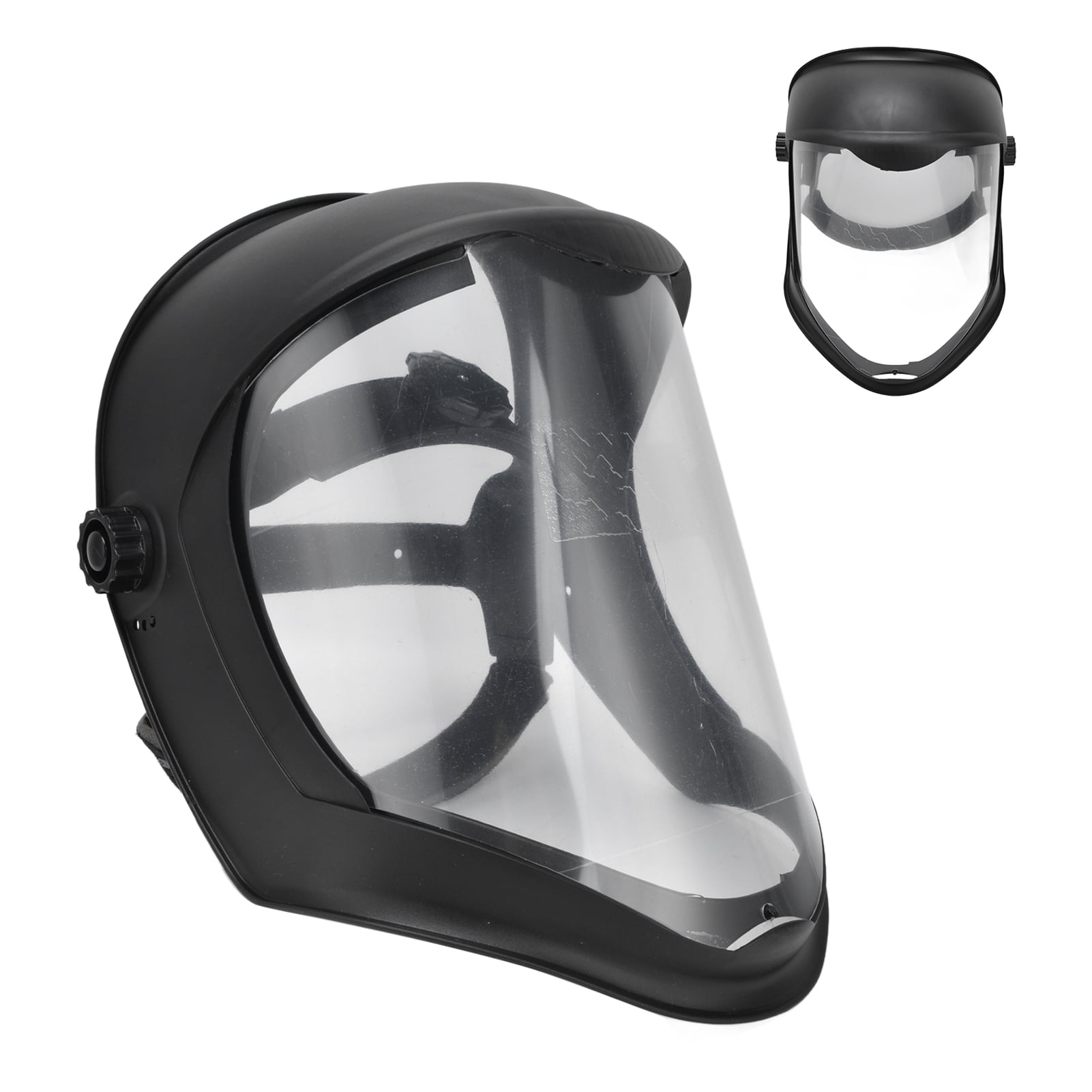 NFTIGB Full Face Shield Anti Fog Breathable Impact Resistance Heatproof Lightweight Reusable Wide Mask For Eyes Protection Cooking Face Guard Clear 1 Count