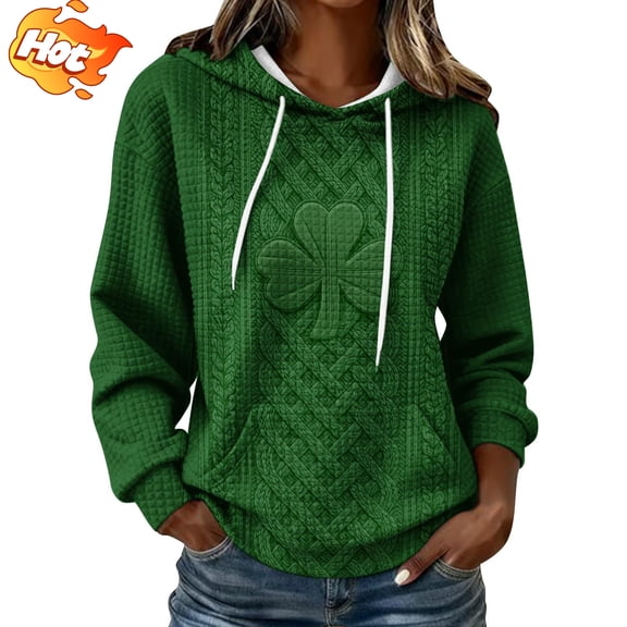YABCSAZ Long Sleeve Shirts Tops for Women/Long Sleeve Shirts/Crewneck Shirt/Sweatshirt/St Patrick's Day Sweatshirts Hoodie /St. Patrick's Day Gifts for Women