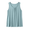thumbnail image 3 of BUIGTTKLOP Plus Size Tank Tops for Women Plain Sleeveless Shirts Scoop Neck T-Shirts Tops Summer Casual Tees Tunics Shirts, 3 of 7