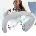 thumbnail image 1 of Cuello Portátil Manos Libres Sin Hojas Colgando Ventilador Deportivo Ventilador Eléctrico Usb Plegable Para Viajes Oficina Camping Scienceny HA047658-02, 1 of 6