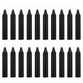 thumbnail image 1 of Mega Candles 20 pcs Unscented Black Exquisite Mini Taper Candle, 4 Inch Tall x 3/4 Inch Diameter, Supreme Chimes, Enchantment, Rituals, Casting Spells, Witchcraft, Wiccan, Metaphysical, 1 of 4