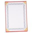 thumbnail image 4 of SKISUNO 1 Sheet Certificate Paper Set For Certificates In Red Color, 4 of 8