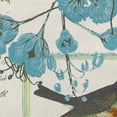 thumbnail image 2 of Simply Daisy 16 in x 16 in French Country Multi-color Bird Polyester Throw Pillow, 2 of 3