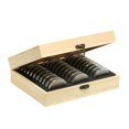 thumbnail image 1 of 30 Pcs Boîte de Protection pour Pièces Commémoratives Collection de Pièces Boîte de Rangement en Cuivre, 1 of 9