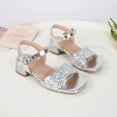 thumbnail image 3 of Toddler/Little Kid Girls Sandals Fashion Bow Summer Shoes White1.5 Little Kid, 3 of 6