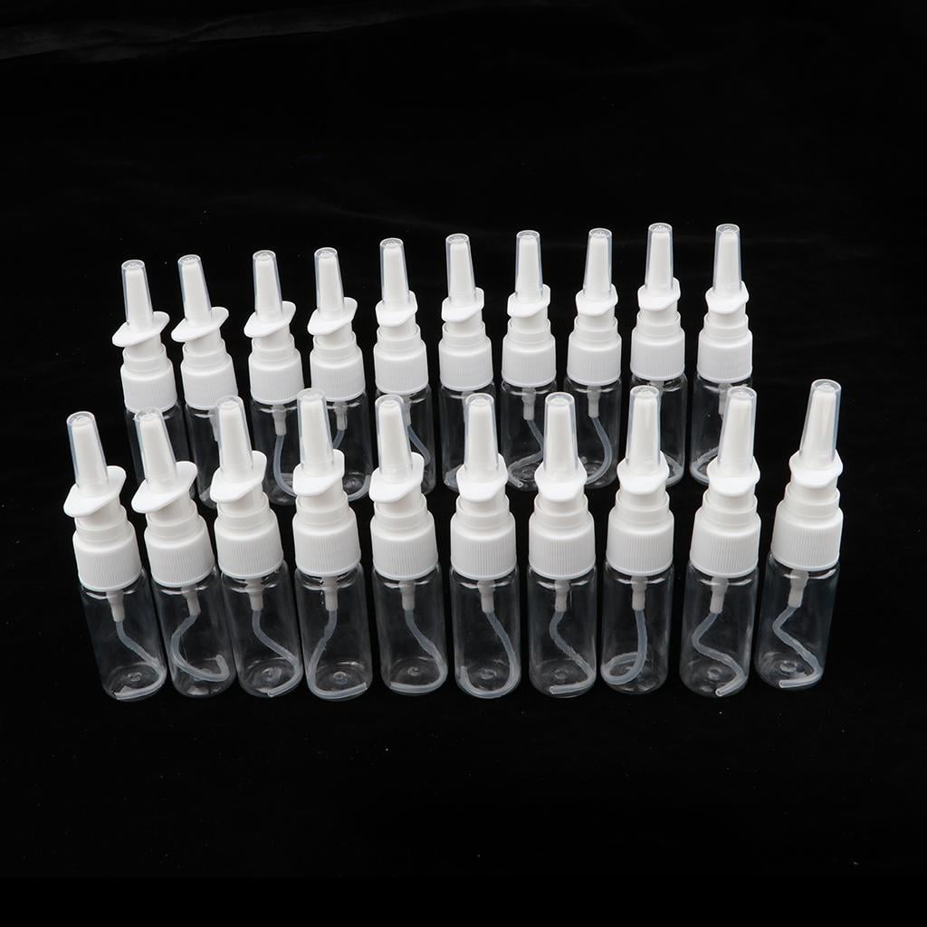Empty Nasal Spray Bottles, Pack of 20, Refillable Fine Mist Sprayers
