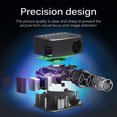 thumbnail image 3 of Portable Projector Led Video Projector Outdoor Movie Projector Lightweight High Efficiency Heat Dissipation Projector For Home Family, 3 of 8