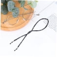 thumbnail image 3 of CTIRCHIU 1Set Eyeglasses Straps Chain For Women Men Daily Use Work Reading Cotton Wool Black 27.6In, 3 of 8