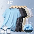 thumbnail image 7 of Dagaeig Short Sleeve Shirts for Men Summer Pullover Athletic Casual Plain Workout Moisture-Wicking Mens T-Shirts Outdoor, 7 of 7