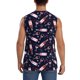 thumbnail image 4 of Fotbe Love Wine Men's Camiseta sin Mangas Estampada para Hombres, Playera Casual para Gimnasio, Entrenamiento, Playa-Medium, 4 of 7