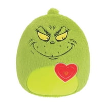 Squishmallows FuzzAMallow Official 12 inch Grinch with Heart - Child's Ultra Soft Stuffed Plush Toy