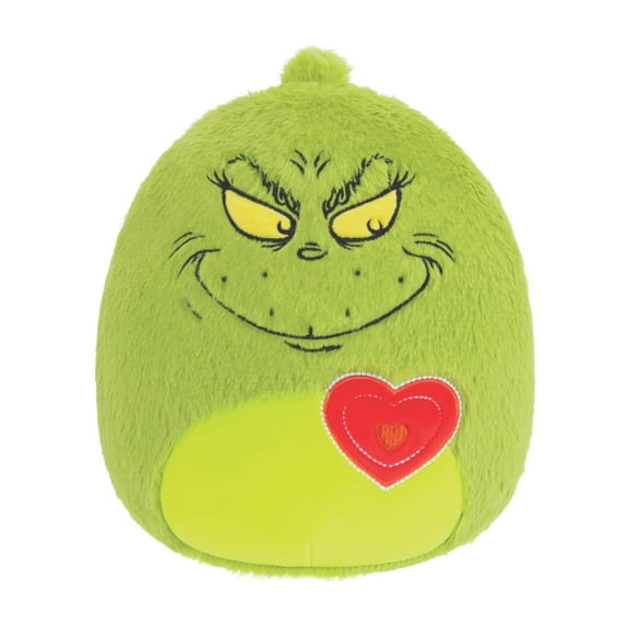 Squishmallows FuzzAMallow Official 12 inch Grinch with Heart - Child's Ultra Soft Stuffed Plush Toy